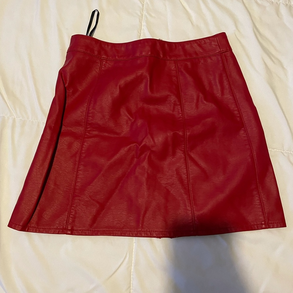 Leather skirt